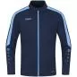 Preview: Jako Polyester Jacket Power - seablue/sky blue