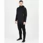 Preview: Jako Children Leisure Jacket Challenge With Hood - black melange/citro