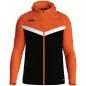 Preview: Jako Kapuzenjacke Iconic - schwarz/neonorange