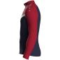 Preview: Jako Children Zip top Iconic - seablue/chili red