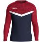 Preview: Jako Kinder Sweat Iconic - marine/chili rot