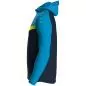 Preview: Jako Kinder Kapuzenjacke Iconic - marine/JAKO blau/neongelb