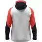Preview: Jako Hooded jacket Dynamic - white/coral/seablue
