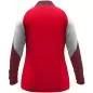 Preview: Jako Ziptop Dynamic Damen - rot/weiß/dunkelrot