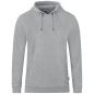 Preview: Jako Kinder Kapuzensweat Organic - hellgrau meliert