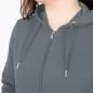 Preview: Jako Hooded jacket Organic - stone grey