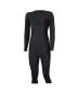 Preview: Lenz set of merino underwear women 3/4 - schwarz