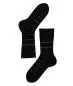 Preview: Lenz Longlife socks men 2er Pack - black/grey-white dots