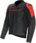 Preview: Dainese Lederjacke Racing 5 - schwarz-fluo rot