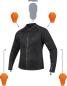 Preview: Pando Moto Jacke Stealth AAA - schwarz