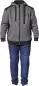 Preview: gms Hoodie Grizzly Junior - schwarz-anthrazit