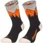 Preview: Dynafit Traverse Crew Socken - black out ultra orange