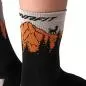 Preview: Dynafit Traverse Mid Socken - black out ultra orange
