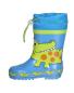 Preview: Playshoes Rubber Boots Crocodile - blue/green