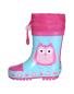Preview: Playshoes Rubber Boots Owls - turquoise