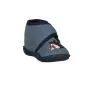 Preview: Playshoes Hausschuh Igel - jeansblau