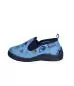 Preview: Playshoes Hausschuh Allover Baustelle - blau