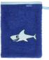 Preview: Playshoes Frottee-Waschhandschuh Hai - blau