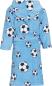 Preview: Playshoes Fleece Bathrobe Soccer - blue