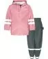 Preview: Playshoes Regen-Set Halbhose Basic - rosa