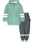 Preview: Playshoes Regen-Set Halbhose Basic - grün