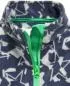 Preview: Playshoes Fleece Jacket Stars Camouflage - dunkelgrau
