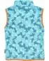Preview: Playshoes Fleece-Weste Pfeile Camouflage - petrol
