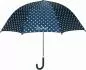 Preview: Playshoes Regenschirm Punkte - marine