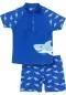 Preview: Playshoes UV-Schutz Bade-Set Hai - blau