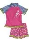 Preview: Playshoes UV-Schutz Bade-Set Blumen - pink