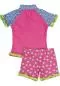 Preview: Playshoes UV-Schutz Bade-Set Blumen - pink