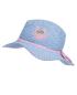 Preview: Playshoes UV-Schutz Sonnenhut Krebs - blau/pink
