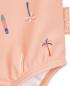 Preview: Playshoes UV-Schutz Badeanzug Surfbrett Palme - altrosa