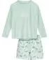 Preview: Playshoes UV Protection Swim Set Shorts 1/1 arm Surf - light green