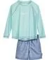 Preview: Playshoes UV Protection Swim Set Shorts 1/1 Arm Shark - turquoise