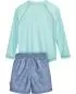 Preview: Playshoes UV Protection Swim Set Shorts 1/1 Arm Shark - turquoise