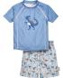 Preview: Playshoes UV-Schutz Bade-Set Dino - blau