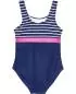 Preview: Playshoes UV-Schutz Badeanzug Ringel - marine