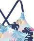 Preview: Playshoes UV-Schutz Badeanzug Blumen - petrol