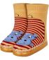 Preview: Playshoes Hüttenschuh Nilpferd - rot