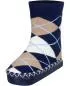 Preview: Playshoes Slipper Socks Checks - navy