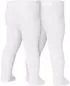 Preview: Playshoes Thermal Tights Uni Double Pack - white