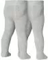 Preview: Playshoes Thermal Tights Uni Double Pack - grey/melange