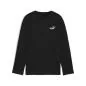 Preview: Puma ESS No. 1 Logo Longsleeve Tee B - puma black