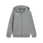 Preview: Puma teamGOAL Casuals Hooded Jacket Jr - medium gray heather