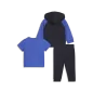 Preview: Puma MINICATS Tee Hooded FZ and Pants Set TR INF - new navy