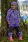 Preview: rukka Dinu Kinder Regen Latzhose - paisley purple