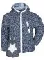 Preview: rukka Travelino Kinder Regenjacke für Kleinkinder - dress blue print