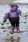 Preview: rukka Splash Kinder Regenoverall für Kleinkinder - paisley purple