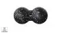 Preview: Airex HEARTBEAT Double Massage Ball - schwarz-weiss, Ø160x80 mm